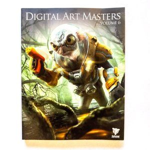 Digital Art Masters VOLUME 6 3D Digital Tutorials Large Book 3dtotal RARE